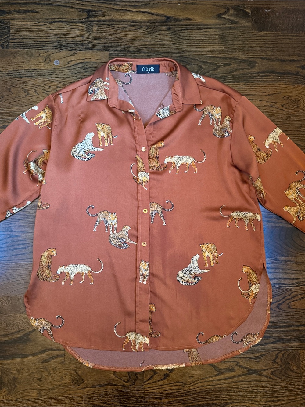Gabriel Animal Print Blouse Size Small